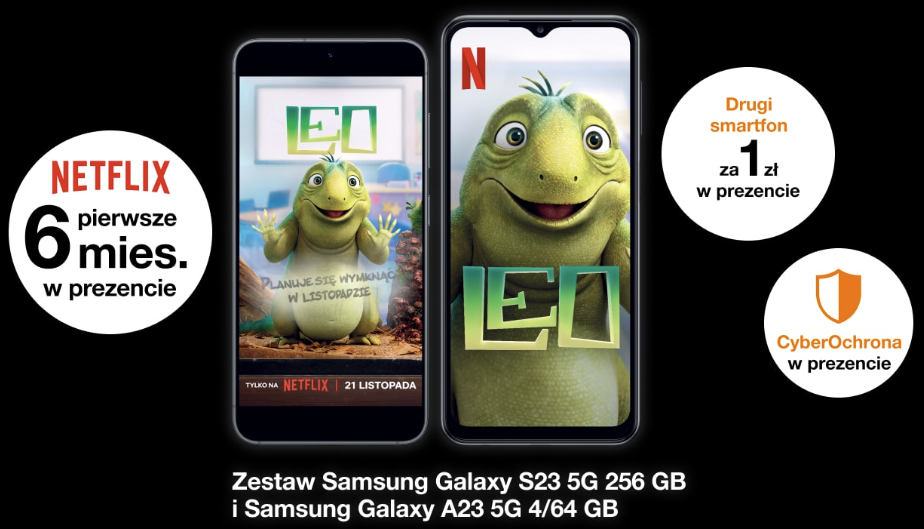 Orange: za darmo Netflix i światłowód, tablet i smartfon za 1 zł
