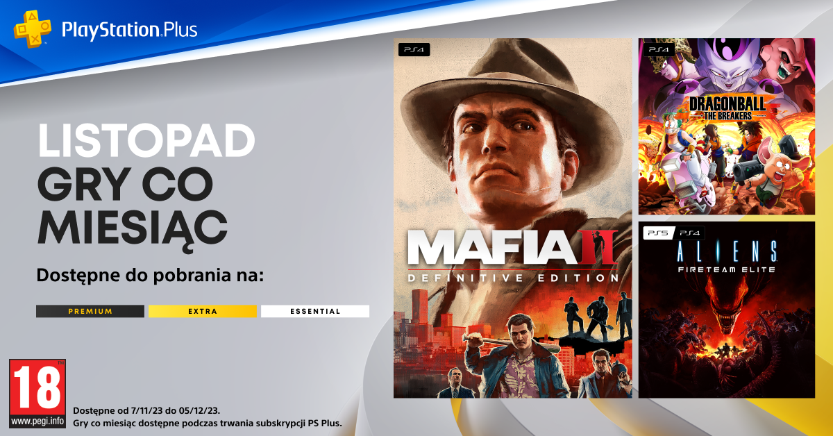 Sony ujawnia ofertę PlayStation Plus na listopad. Znamy listę gier