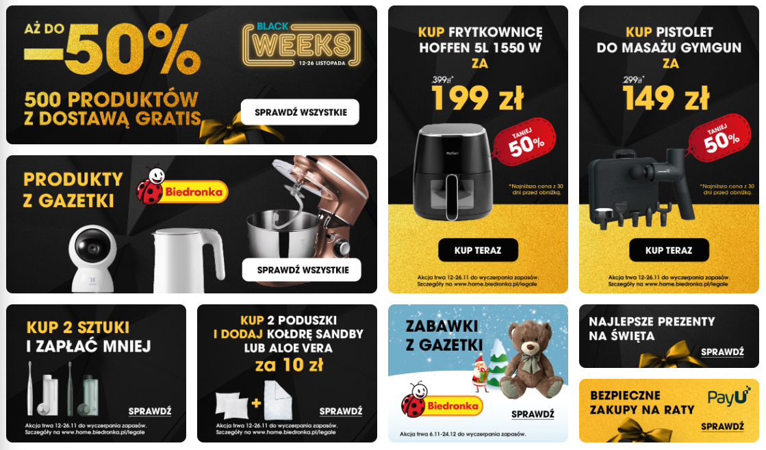 Biedronka odpala bombę. Mnóstwo sprzętu za ułamek ceny