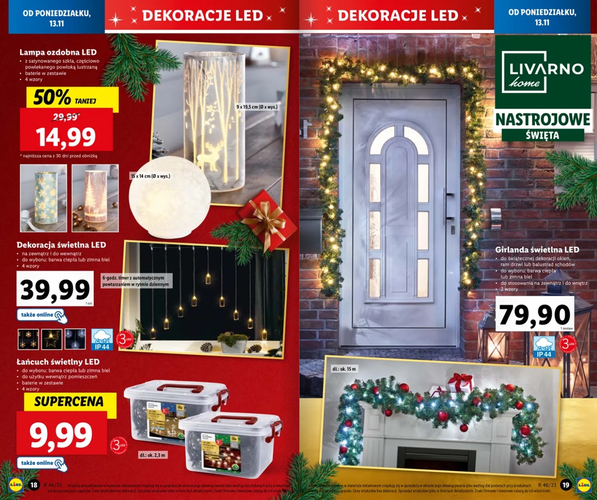 Lidl ogłasza początek świąt. W ofercie iluminacja za grosze