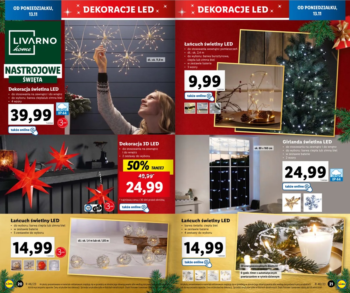 Lidl ogłasza początek świąt. W ofercie iluminacja za grosze
