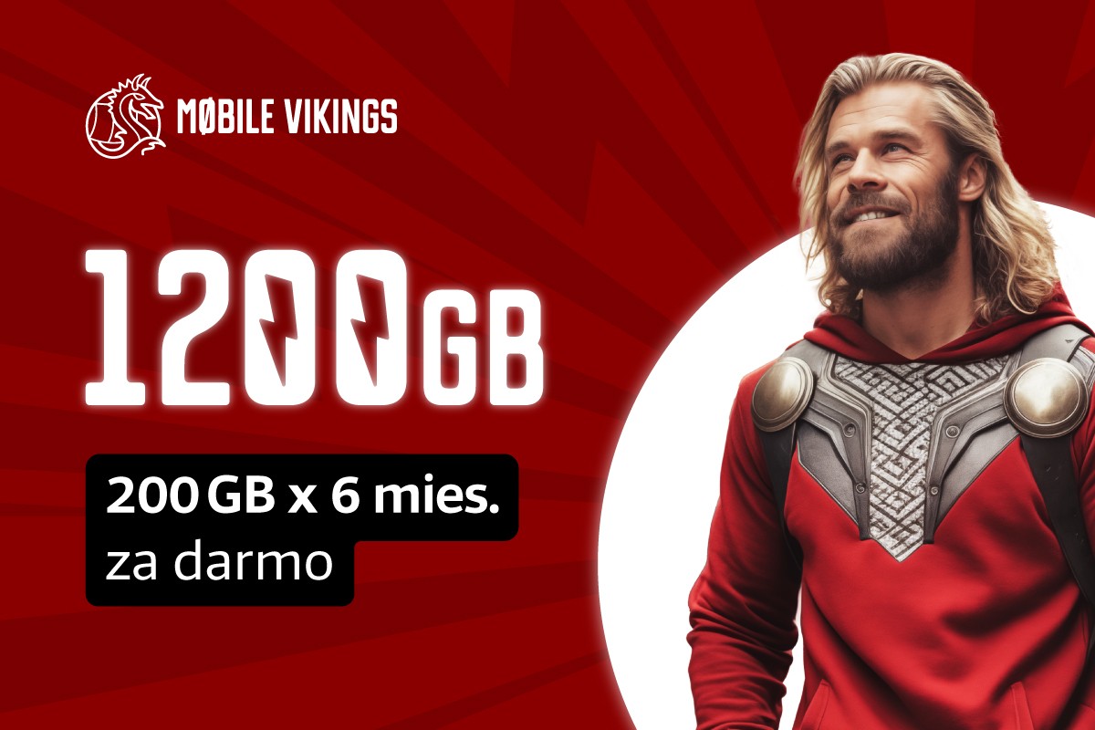 Mobile Vikings rozdaje darmowy Internet. Nawet 1200 GB na 6 miesięcy