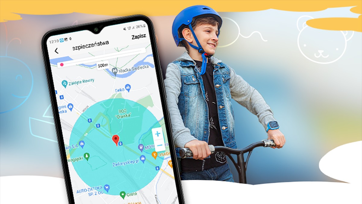 myPhone ma zegarek dla dziecka z GPS i funkcją dzwonienia