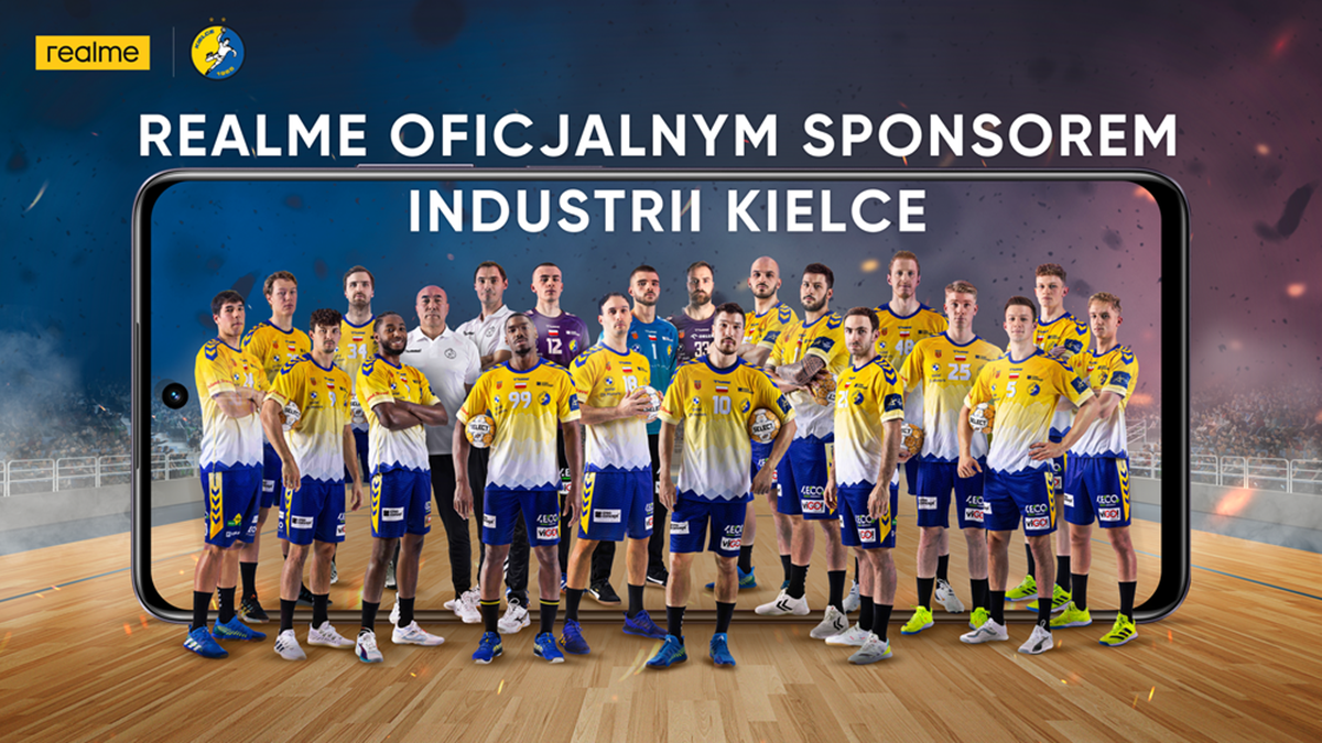 Realme wspiera polski sport. Łączą siły z Industrią Kielce