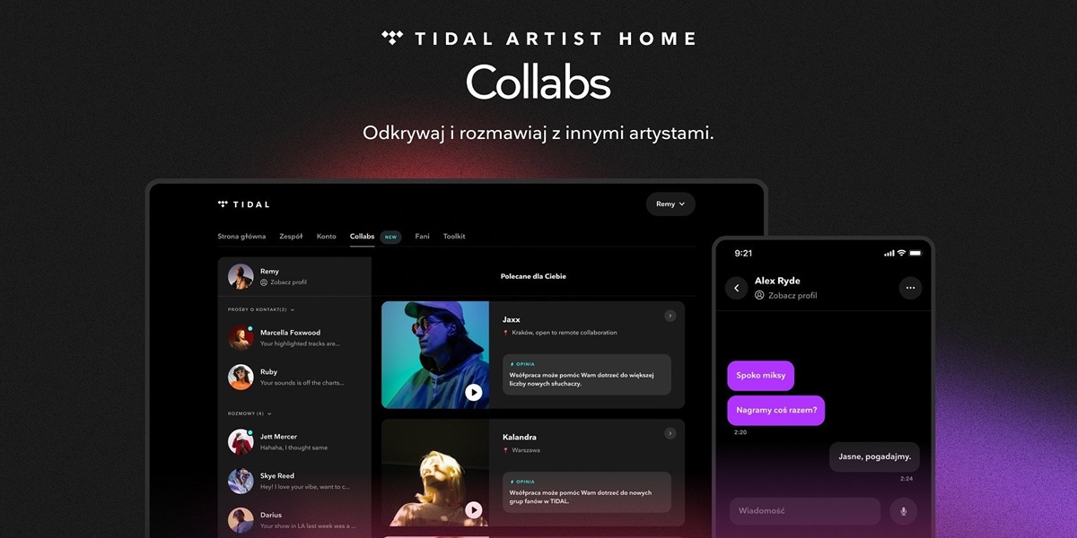 Tidal wprowadza całkowitą nowość. Zainteresuje początkujących artystów