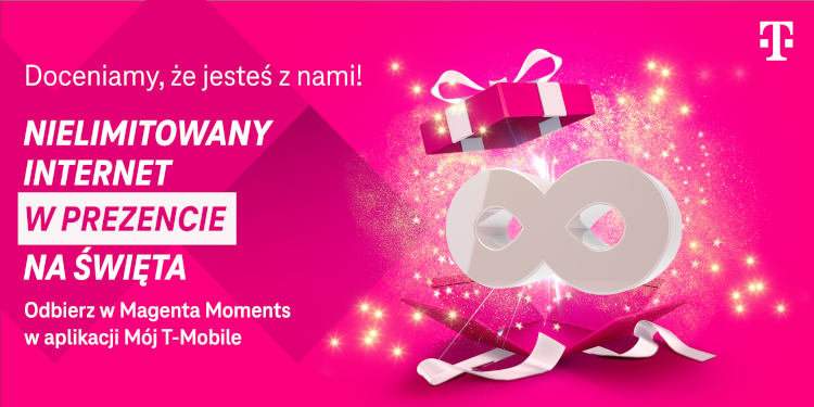 T-Mobile daje na Święta bezpłatny, nielimitowany internet
