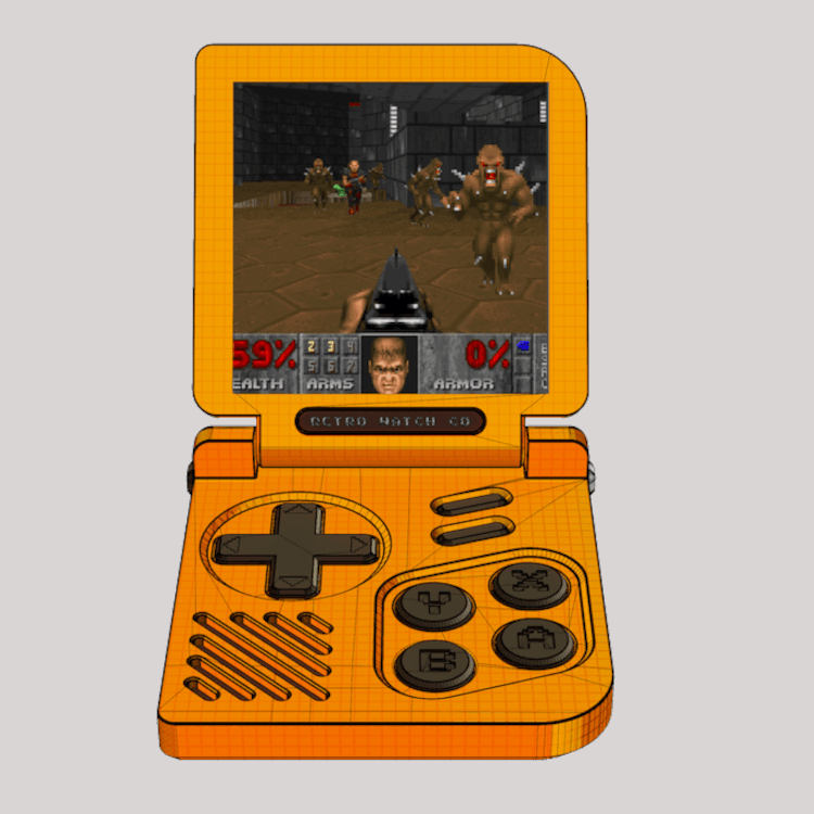 Retro Watch: zegarek i konsola w jednym. Odpalisz na nim gry z DOS