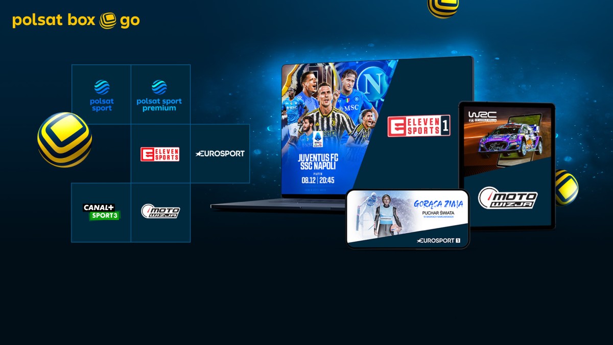 Polsat Box Go pokaże dużą dawkę sportu