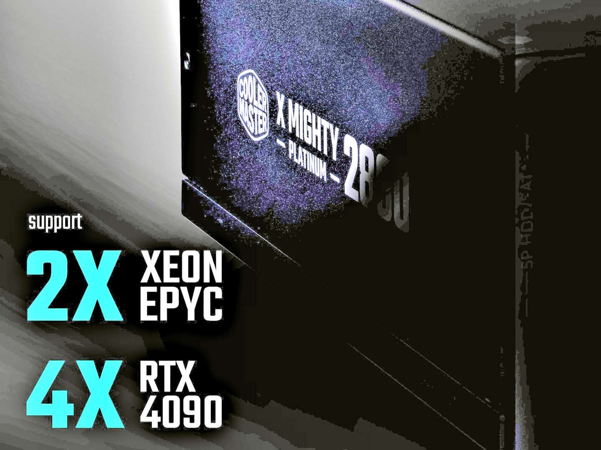 Ten zasilacz ogarnie cztery karty GeForce RTX 4090 jednocześnie
