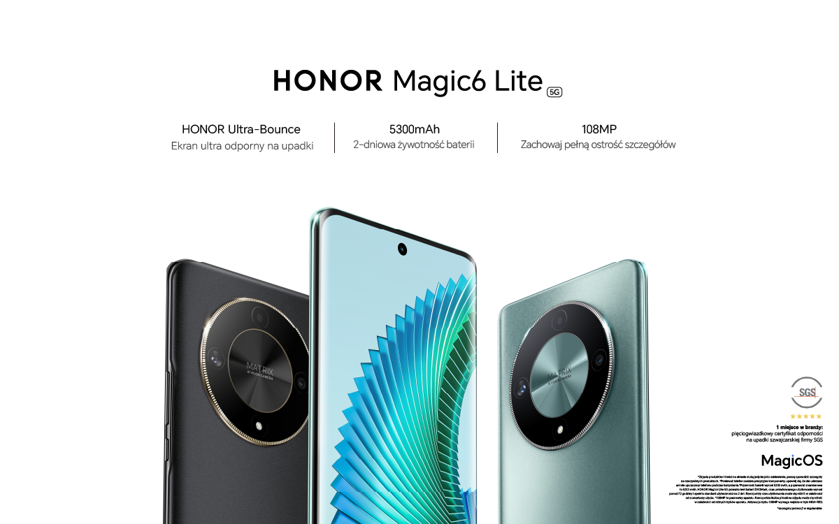 Honor Magic 6 Lite w Polsce. Znamy oficjalne ceny