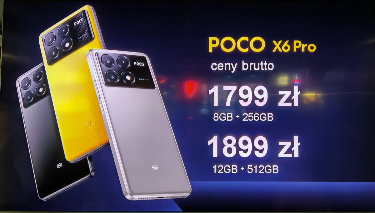 POCO X6 Pro to gamingowe monstrum. Nowości Xiaomi już w Polsce
