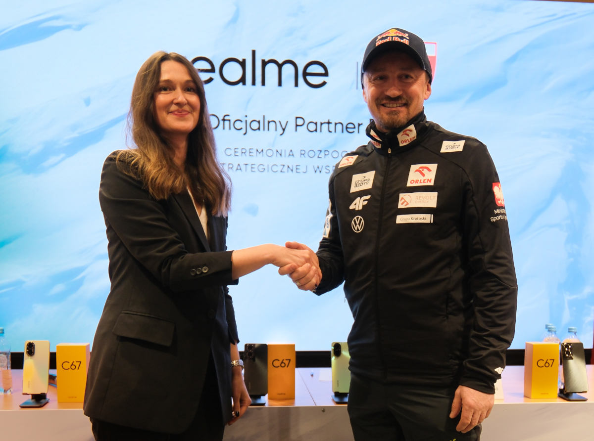Realme wspiera polskich narciarzy i zapowiada telefon Realme C67