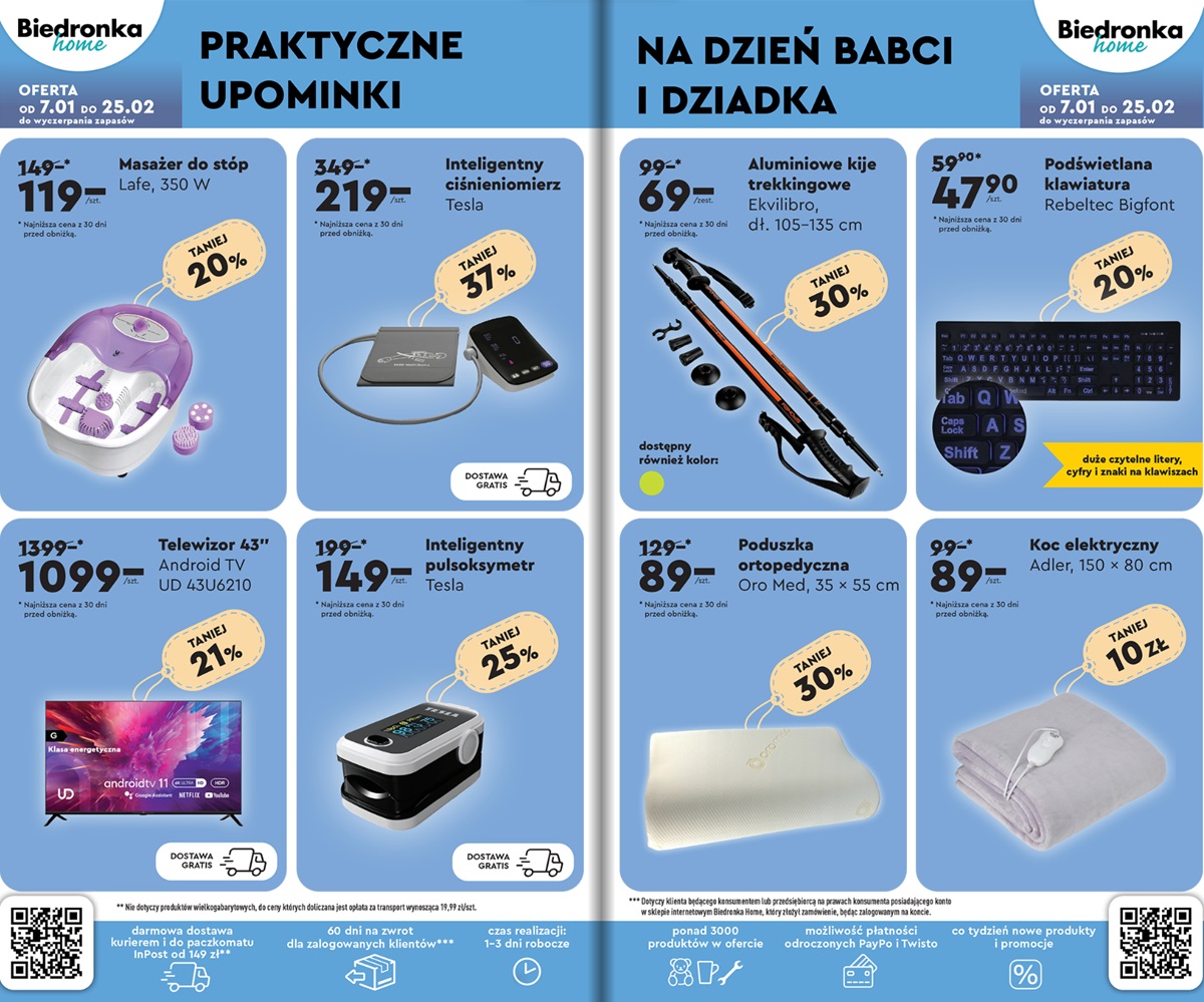 Biedronka odpala petardę. Telewizor za grosze