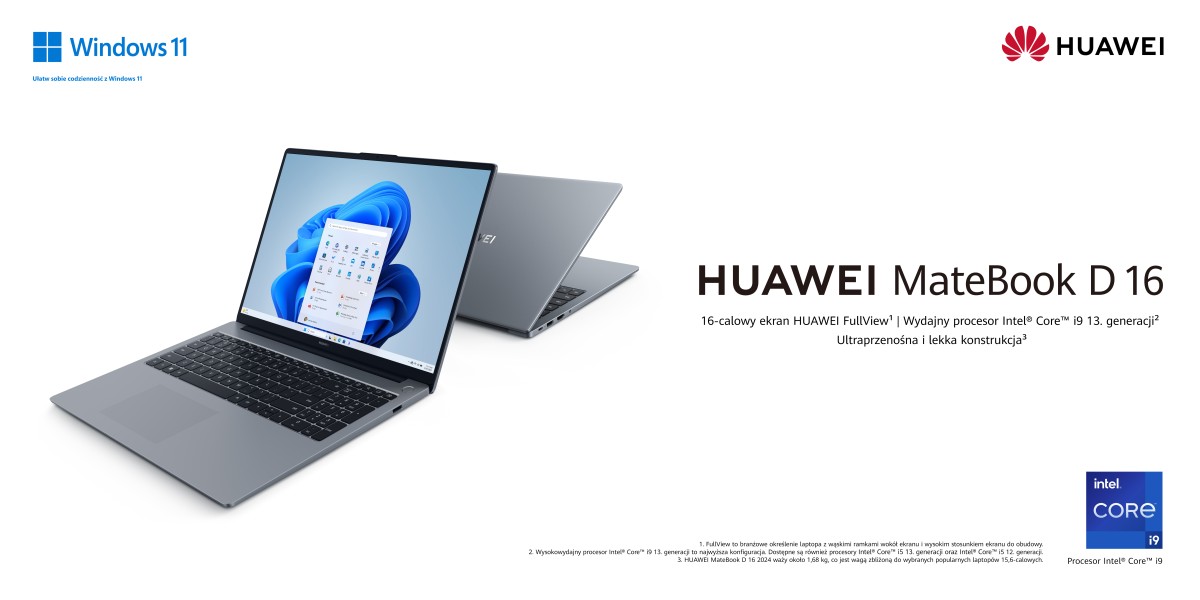 Jest nowa wersja popularnego laptopa. Huawei kusi rabatami na start