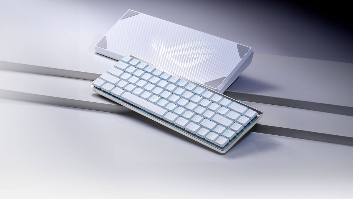 ASUS prezentuje niskoprofilową klawiaturę optyczną z RGB LED
