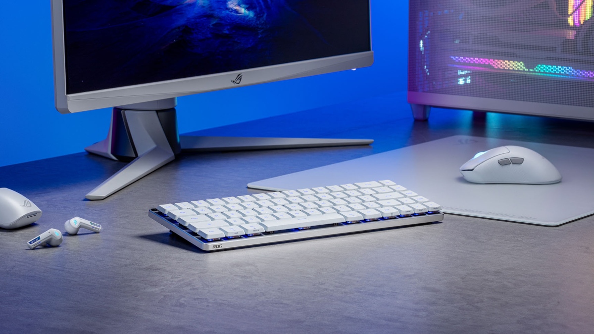 ASUS prezentuje niskoprofilową klawiaturę optyczną z RGB LED