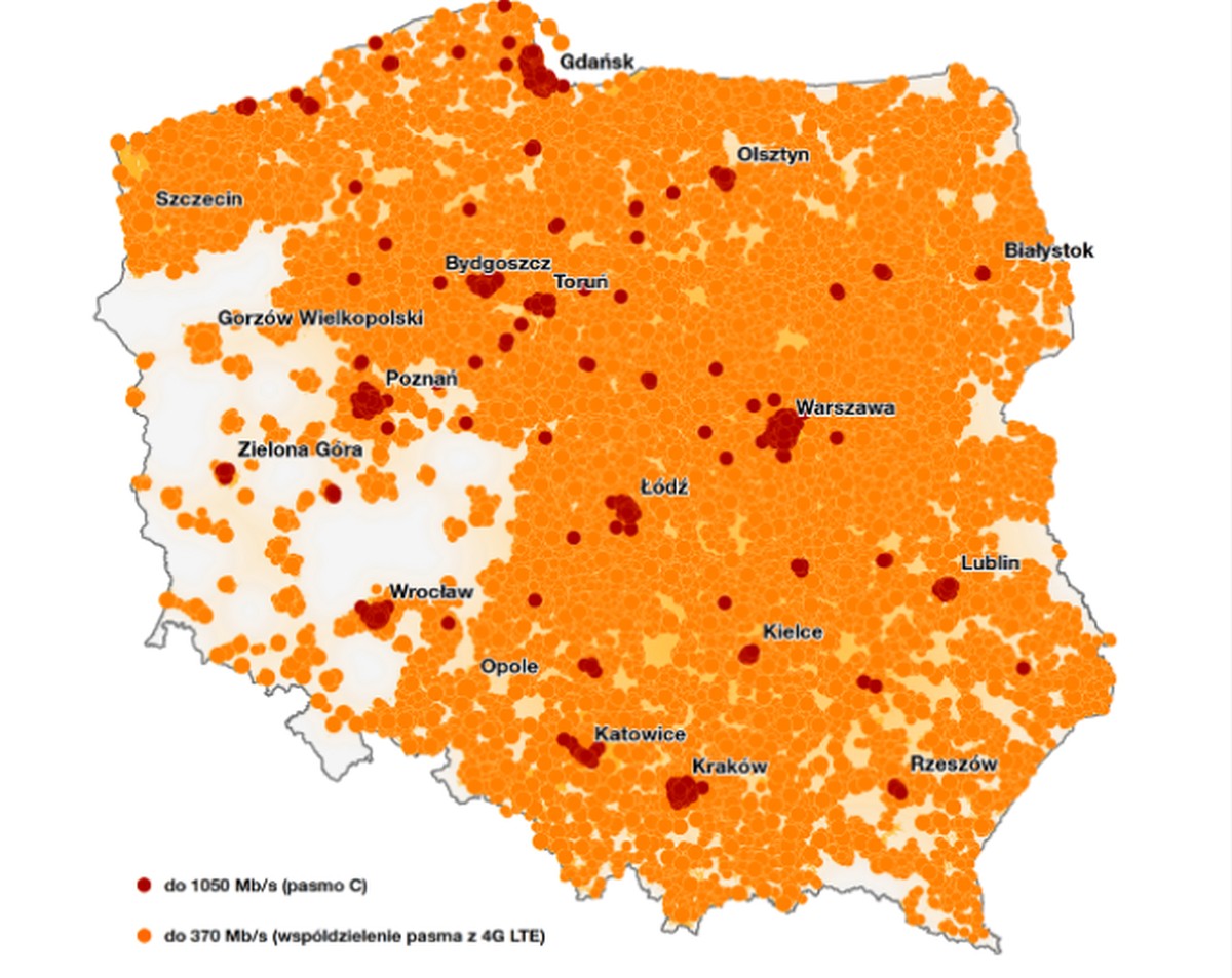 Orange startuje z prawdziwym 5G. Mamy pierwsze wyniki