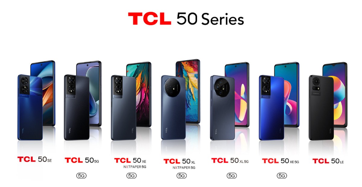 TCL pokazuje nowe smartfony z serii 50. Jest ich siedem