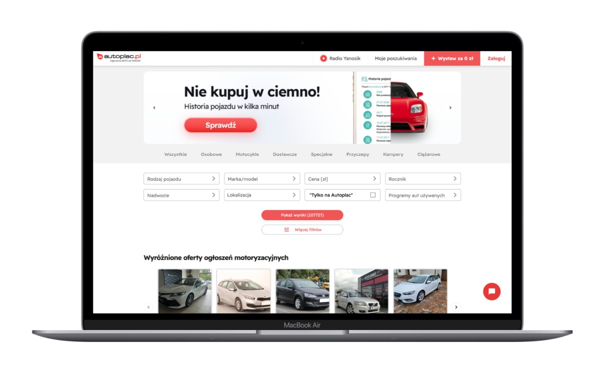 Yanosik i Autoplac z nowością. Przyda się przy zakupie używanego auta