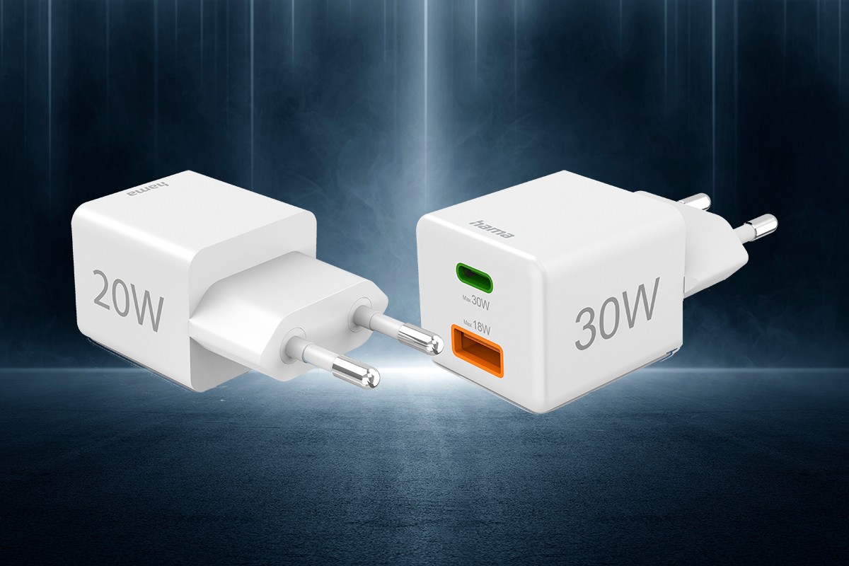 Hama proponuje dwie małe i niedrogie ładowarki. Mają moc 20 W i 30 W