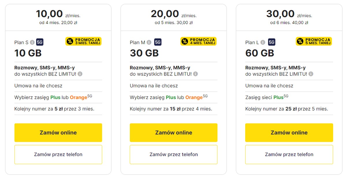 Lajt mobile z zaskakującymi zmianami. Zrobiło się żółto i... pomarańczowo