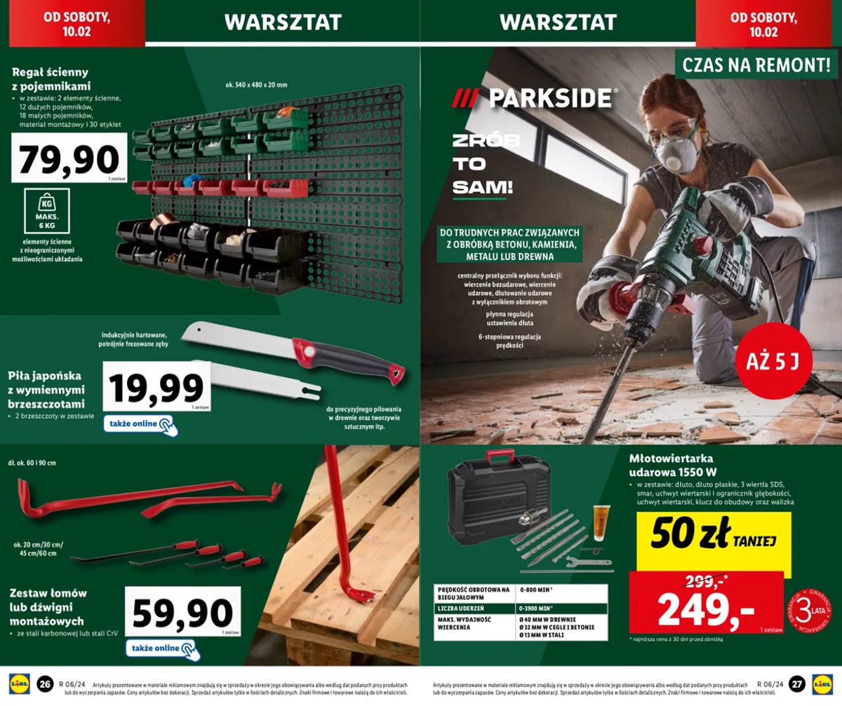 Lidl rozpieszcza majsterkowiczów. Pojawi się sporo elektronarzędzi