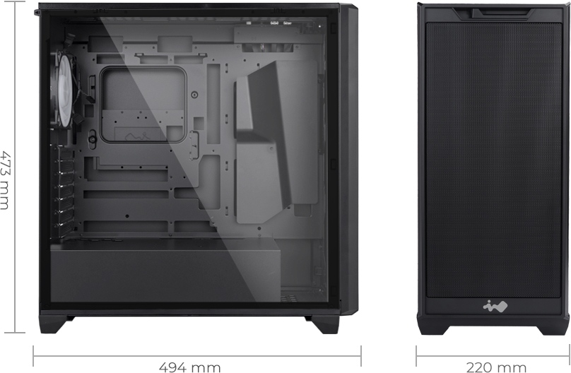 InWin D5, czyli przewiewna obudowa z ukrytym wieszakiem
