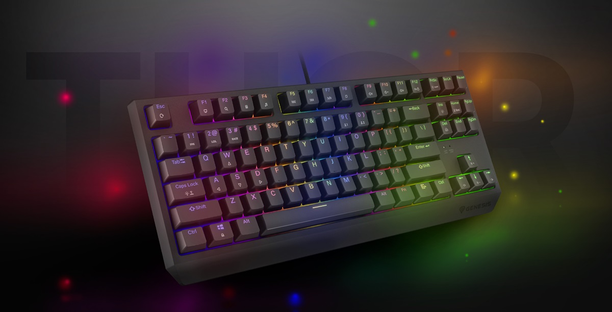 Genesis prezentuje Thor 230 TKL. To niedroga klawiatura mechaniczna