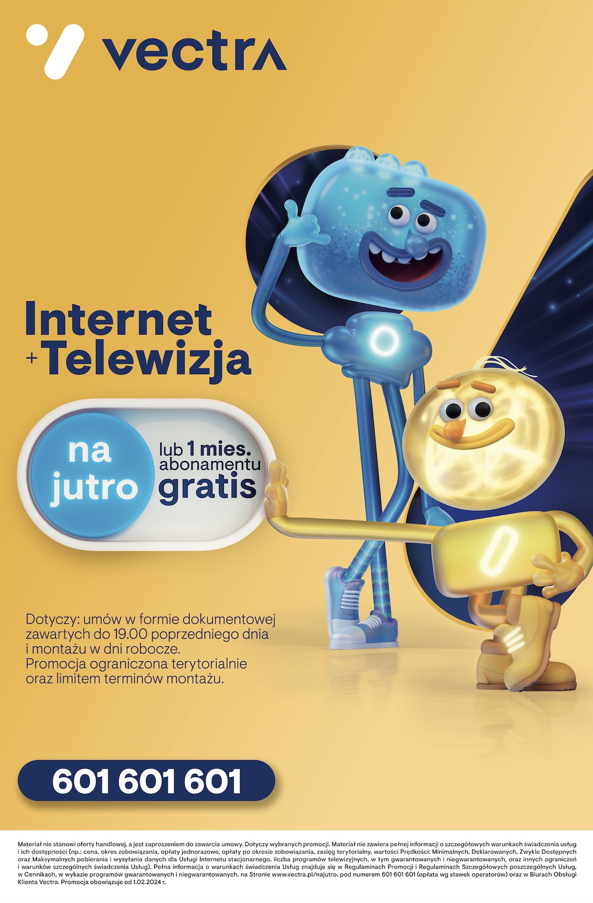 Vectra ma nową ofertę. Zamawiasz dziś, korzystasz jutro