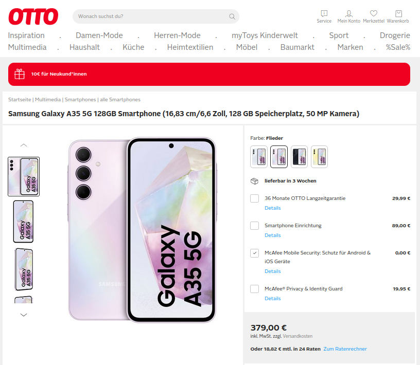 Galaxy A35 5G i Galaxy A55 5G już w sprzedaży. Premiery jeszcze nie było