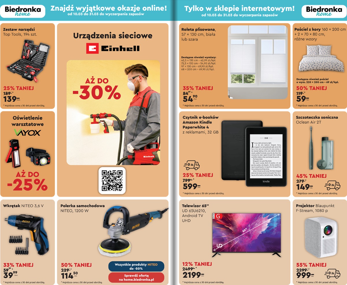 Biedronka wyprzedaje elektronikę. Ceny jak za czapkę gruszek