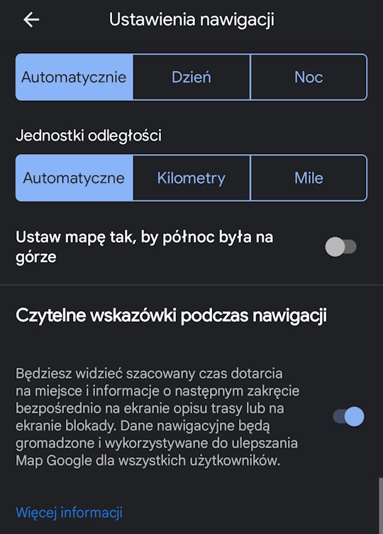 Mapy Google. Od razu włącz tę funkcję, nawigacja będzie łatwiejsza