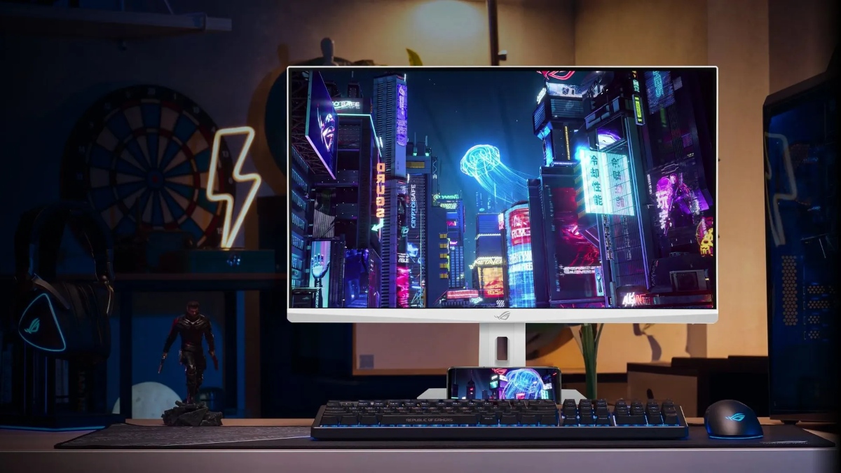 ASUS ma dziwoląga. Rozdzielczość 4K i... uchwyt na telefon