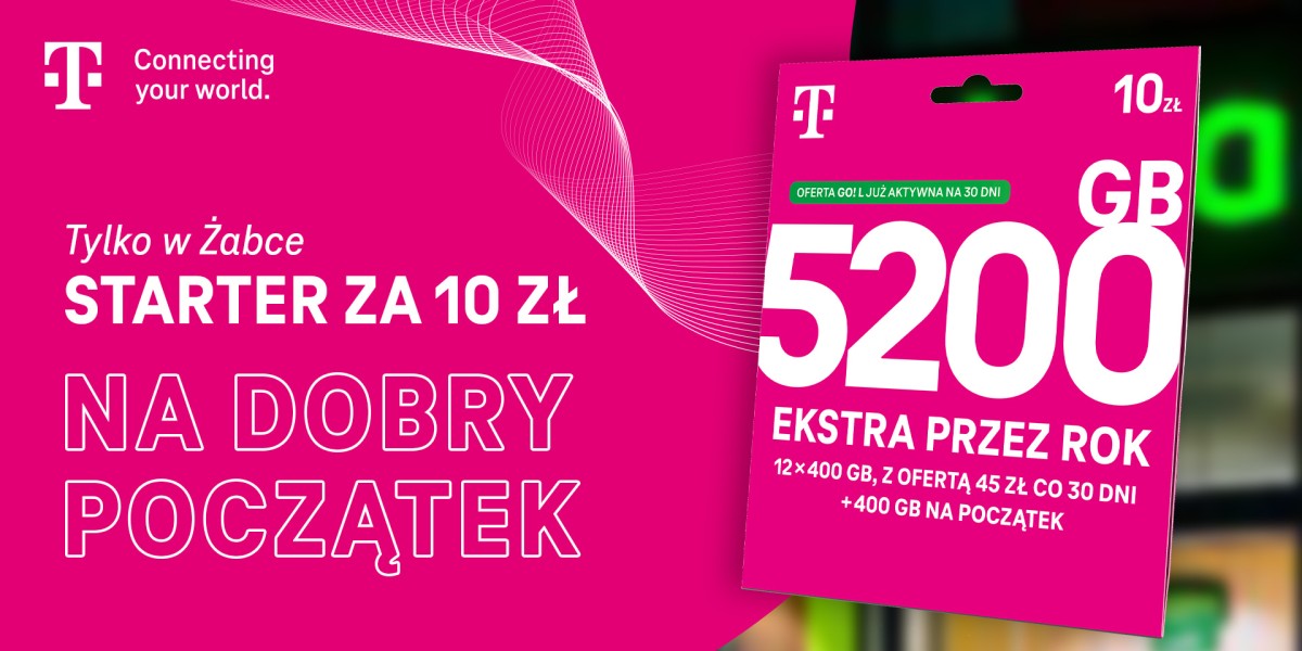 T-Mobile poczuł wiosnę. Ten starter kupisz tylko w Żabce