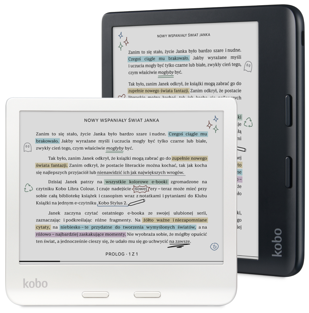 Książki już nigdy nie będą nudne. Kobo wchodzi w kolory