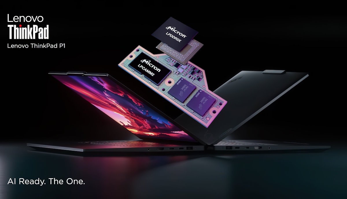 To pierwszy taki laptop na świecie. Ma nietypowe pamięci
