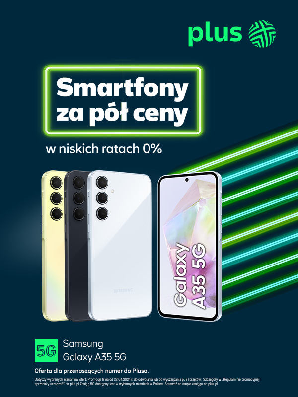 Plus kusi smartfonami za pół ceny. Oto co trzeba zrobić