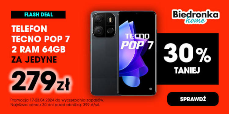 Biedronka kusi smartfonem za grosze. Taniej nie kupisz