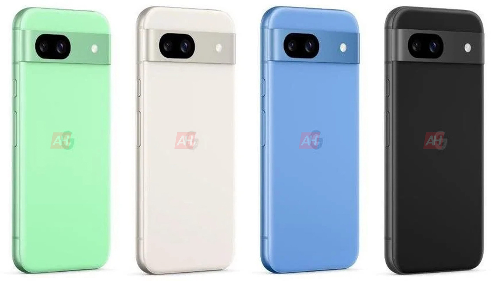 Google Pixel 8a we wszystkich czterech kolorach. Murowany hit