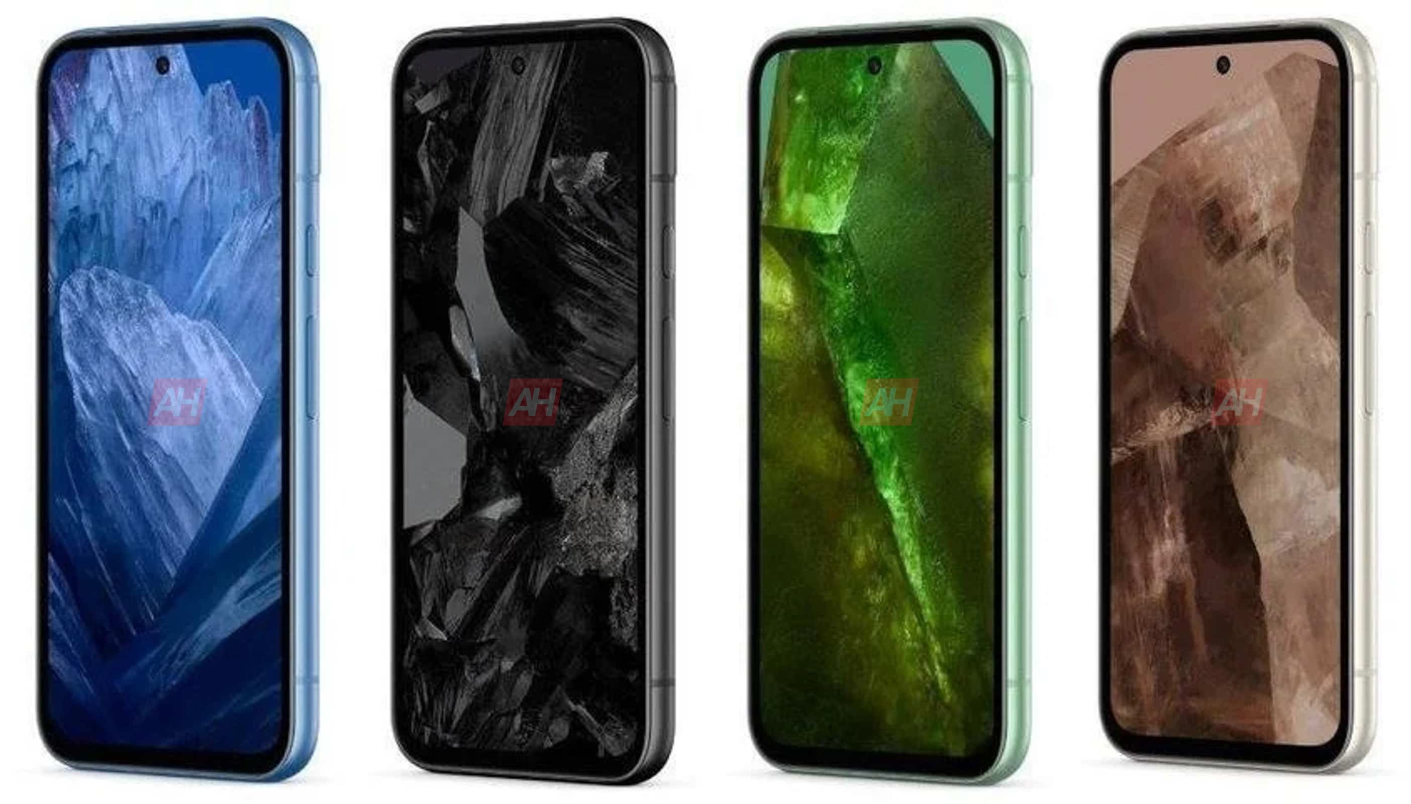 Google Pixel 8a we wszystkich czterech kolorach. Murowany hit