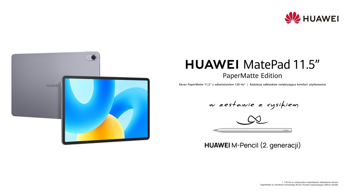 Huawei wprowadza do Polski nowy tablet. Ma unikalną i przydatną cechę