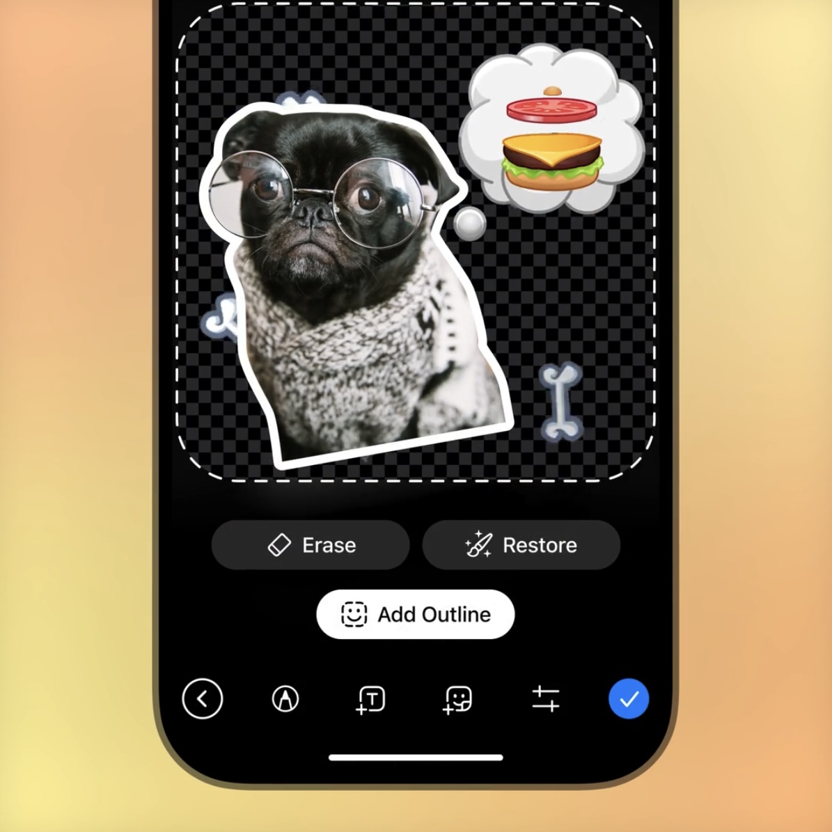 Zaktualizuj Telegram. Zrobisz w nim swoje własne naklejki