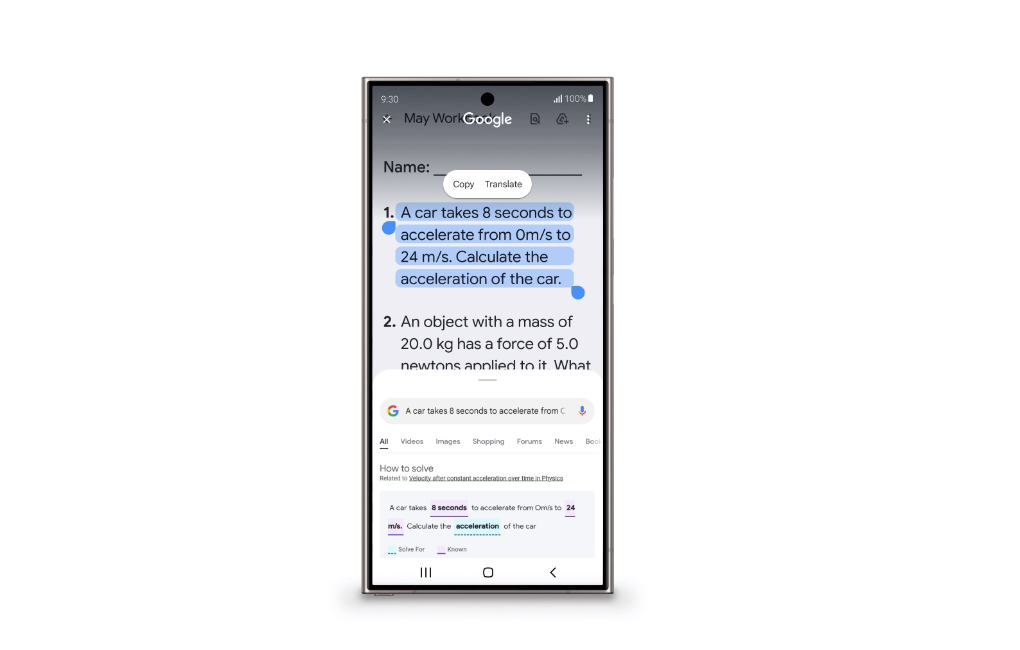 Google ulepsza Androida. Zobacz, co zrobi za ciebie Gemini