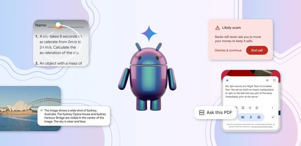 Google ulepsza Androida. Zobacz, co zrobi za ciebie Gemini