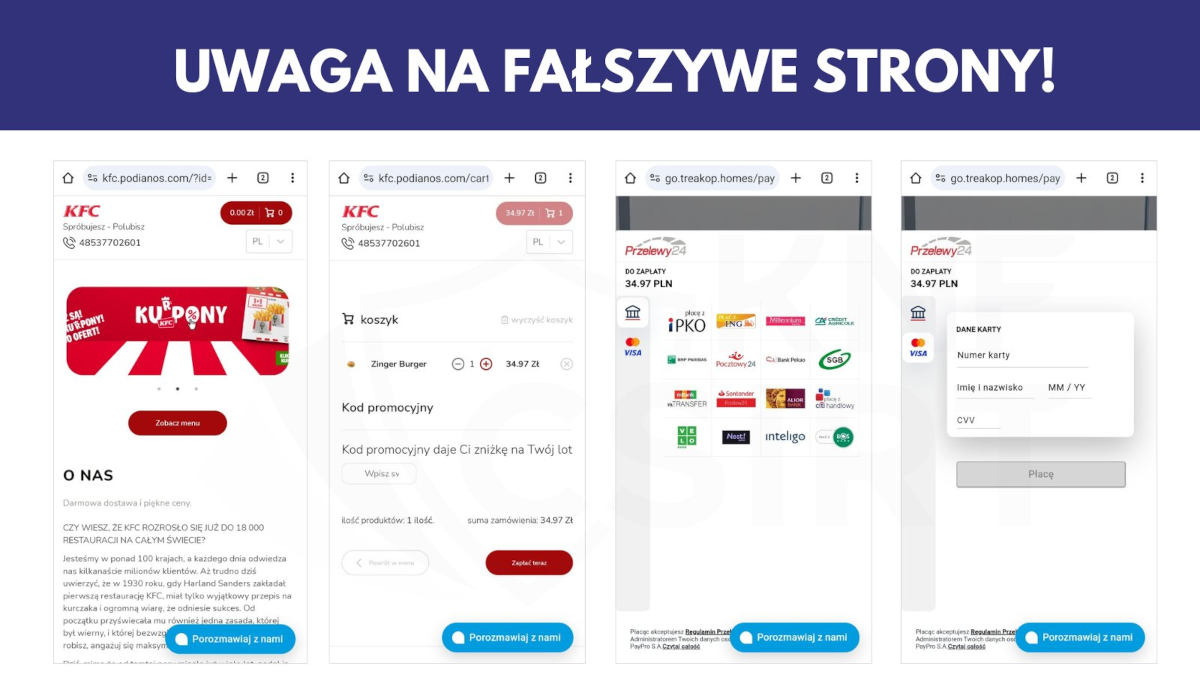 Jesz w KFC? Komisja Nadzoru Finansowego ostrzega