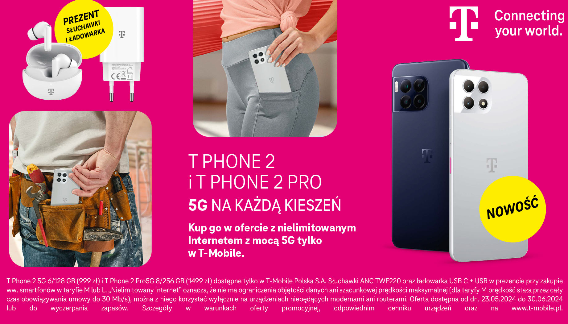 T-Mobile: nowa generacja smartfonów T Phone 5G. W ofercie od 23 maja