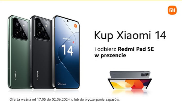 Xiaomi z nową promocją. Dostaniesz gratis tablet Redmi Pad SE