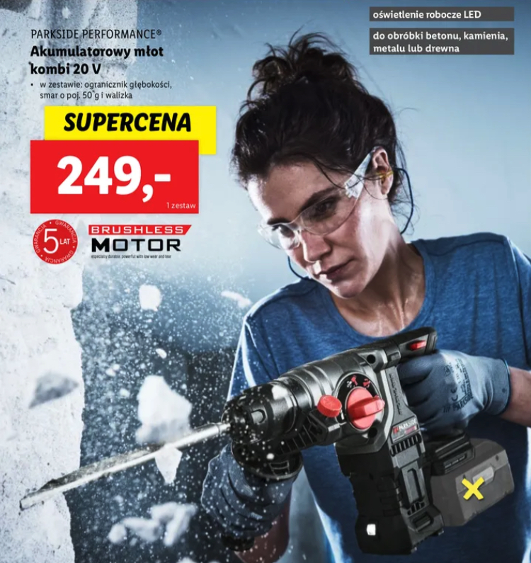 Lidl rozpieszcza majsterkowiczów. Przydatny sprzęt za czapkę gruszek