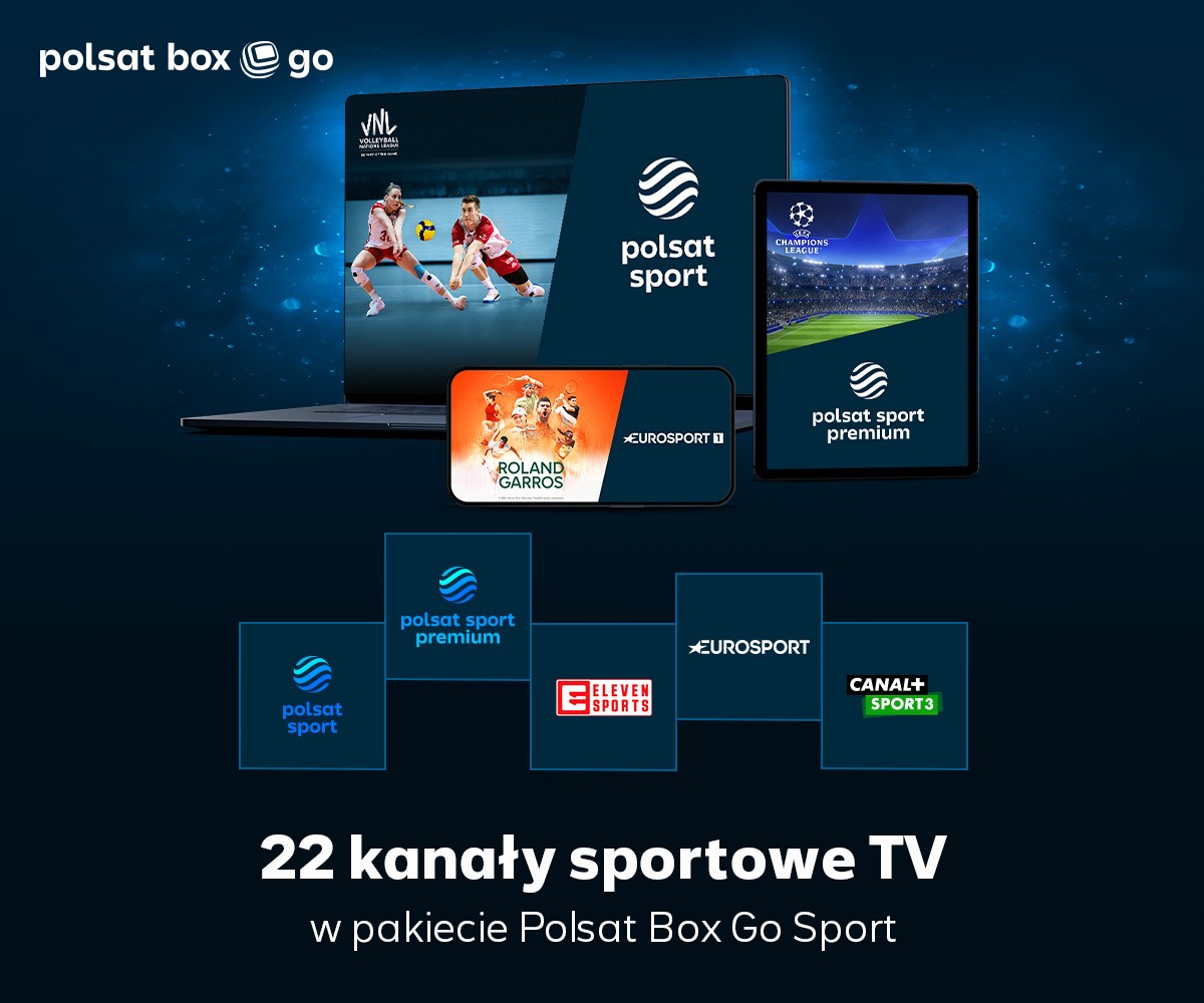 Sportowe emocje w Polsat Box Go. Będzie tenis, piłka nożna i nie tylko