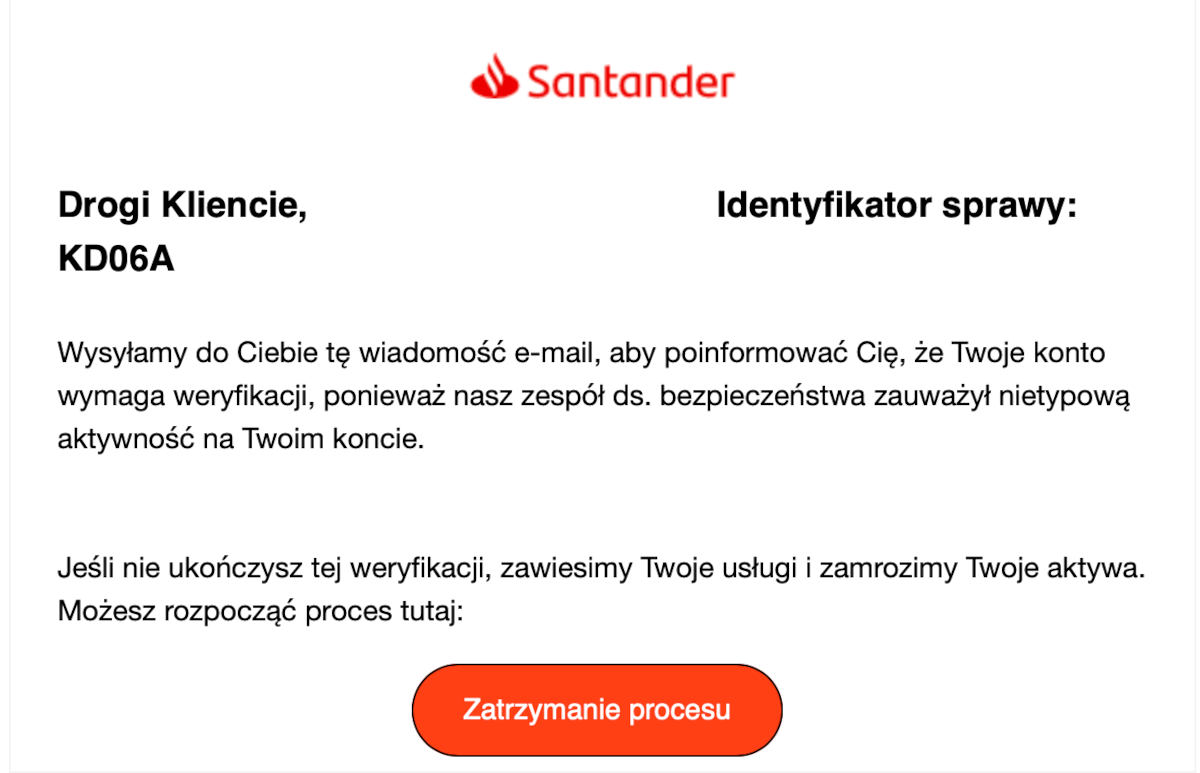 Alarm w Santander Bank Polska. Klienci zagrożeni utratą pieniędzy